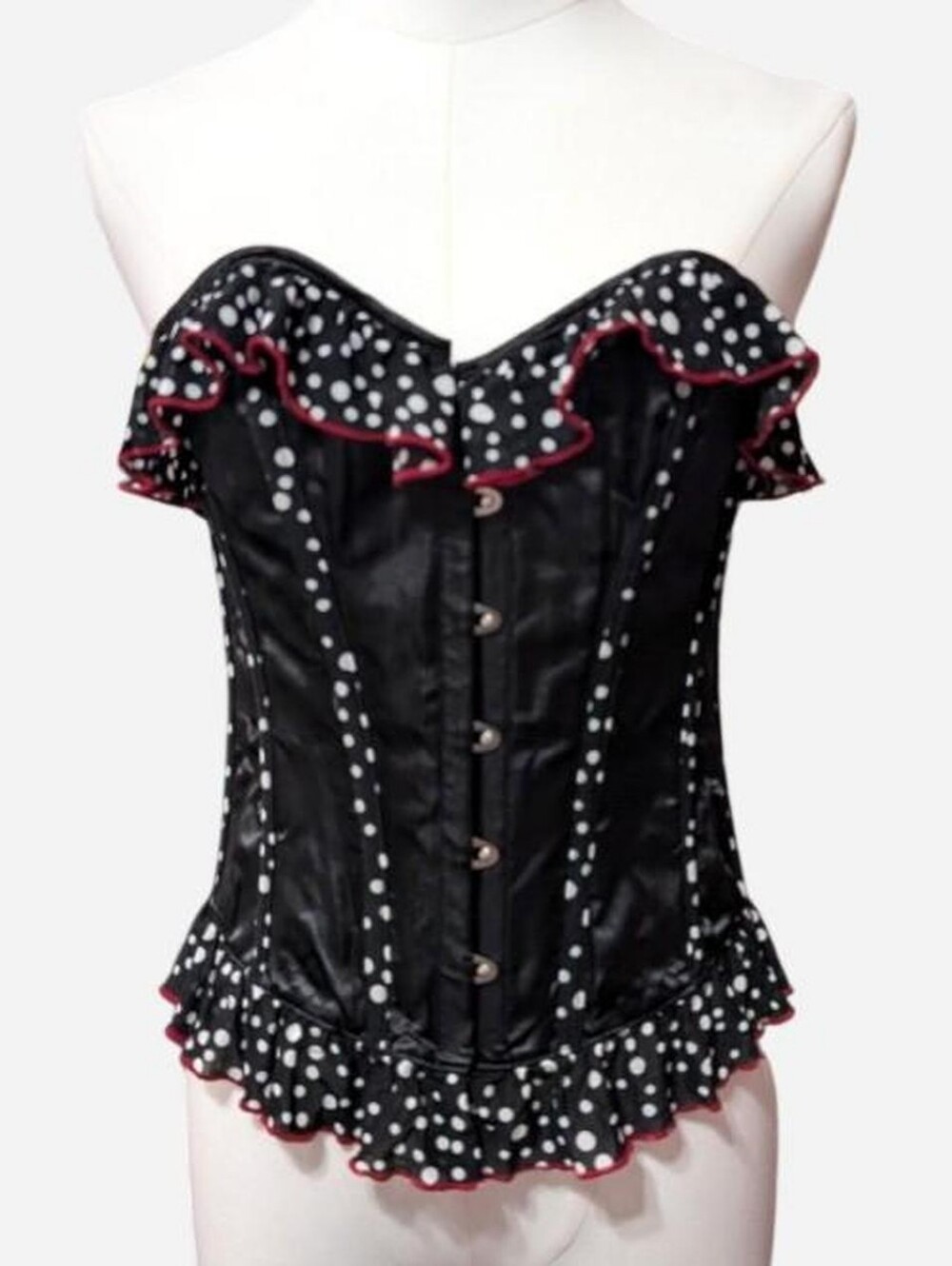 Vintage Elegant Moments Polka Dot Corset (Size 34)‼️Price is firm for this item